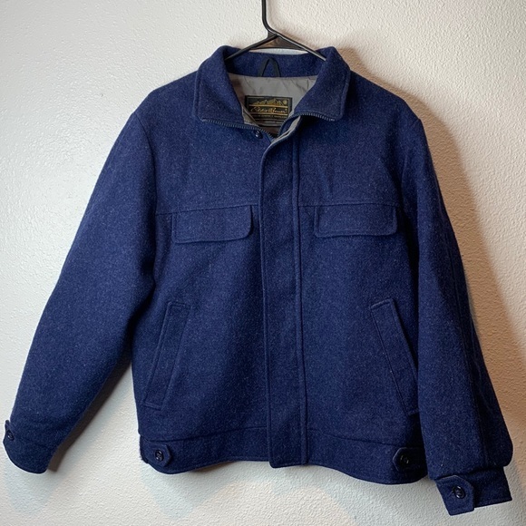 Vintage Eddie Bauer Made in the USA Wool over coat - Picture 1 of 11